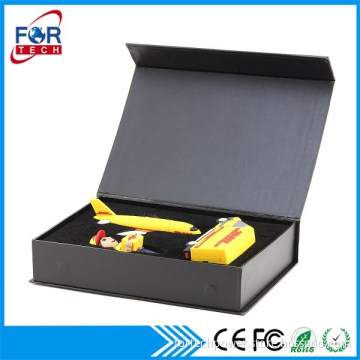 Hot gifts set business gift wrap with custom truck power bank & airplane usb flash drives 64gb logo free